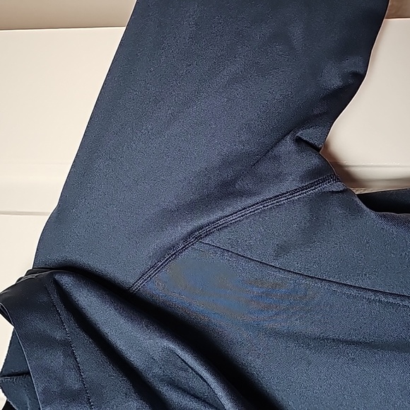 Puma Training XS navy blue zip up hoodie, neon pink/orange accents - Picture 13 of 15